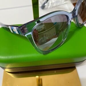 Kate Spade KS Kiya/S Sunglasses, 0pjp Blue, 100% Authentic, Brand New